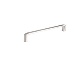 Viefe Tirador Modelo Roma Distancia 192 Acabado Níquel Cepillado Zamak Diseño Minimalista Curvas Redondeadas