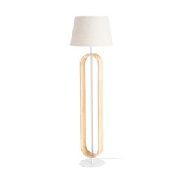 Lámpara Suelo Natural-Blanco 40 X 40 X 138 cm