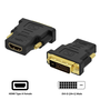 EWENT EC1371 Adaptador DVI-D 24+1 a HDMI Macho Hembra Negro