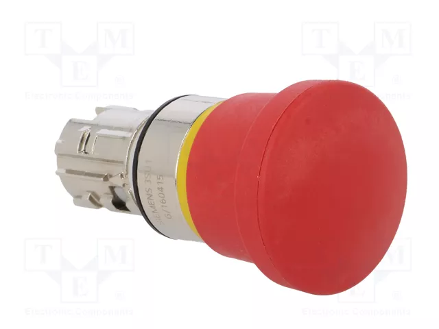 SIEMENS Interruptor de emergencia 22mm Rojo 3SU1.5