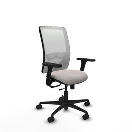 PIQUERAS Y CRESPO Silla de oficina Zulema con mecanismo Sincro/Traslack Blanco