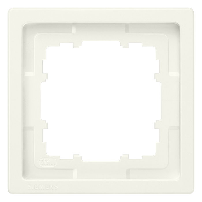 Siemens 5TG1321 Marco estilo DELTA Blanco 82x82mm Siemens 5TG1321 Marco estilo DELTA Blanco 82x82mm