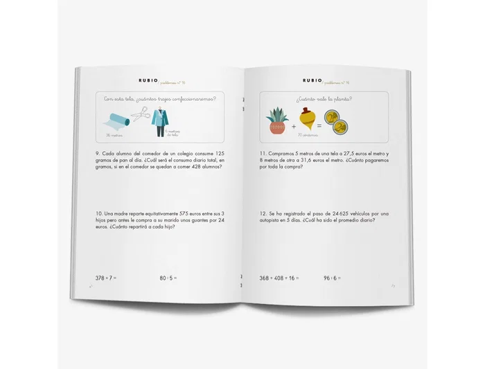 Rubio Cuaderno de problemas nº 16 para el desarrollo intelectual del alumno