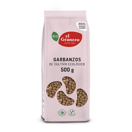 El Granero Pack de 12 Garbanzos BIO 500 g