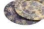 DKD Home Decor Centro de Mesa Nieve Surtido de 2 Unidades (33x33x2 cm)