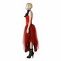 Disfraz de Arlequín Vestido Rojo para Mujer Adulta Talla XS-S