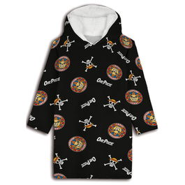 TOEI ANIMATION Bata Sudadera One Piece Oversize Coral Infantil Talla Única