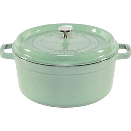 Staub La Cocotte Cacerola Redonda 26cm Verde Sage