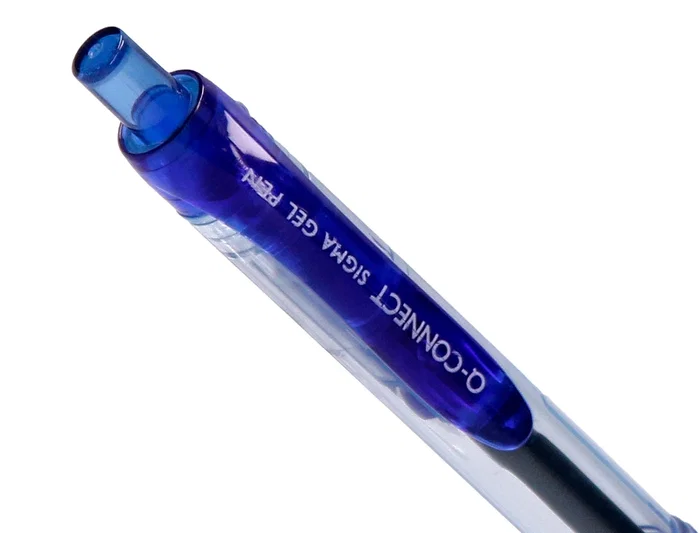 Q-connect Sigma Bolígrafo Retráctil Tinta Gel 0,5 mm Azul