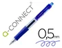 Q-connect Sigma Bolígrafo Retráctil Tinta Gel 0,5 mm Azul