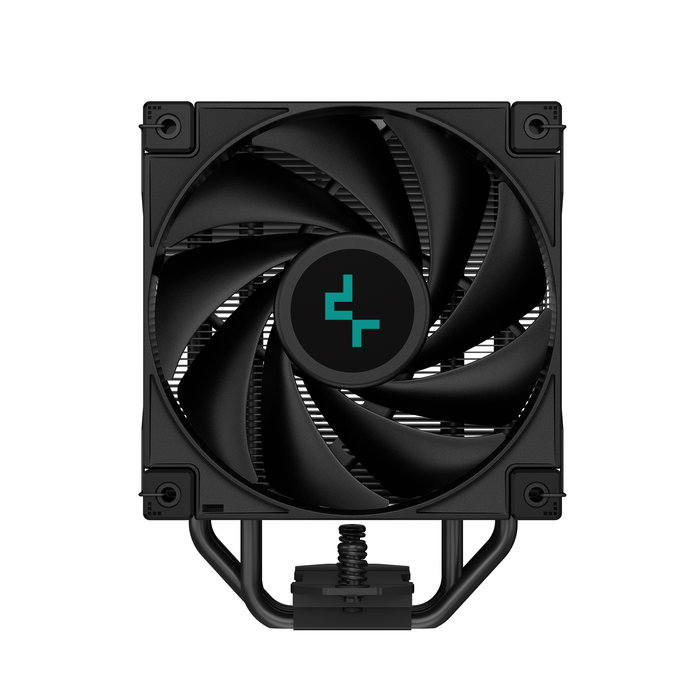DeepCool AK400 ZERO DARK - Disipador CPU Cooler para Intel y AMD, 4 Tubos de Cobre, Ventilador FDB 120mm 1850 RPM, Negro