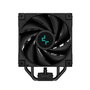 DeepCool AK400 ZERO DARK - Disipador CPU Cooler para Intel y AMD, 4 Tubos de Cobre, Ventilador FDB 120mm 1850 RPM, Negro