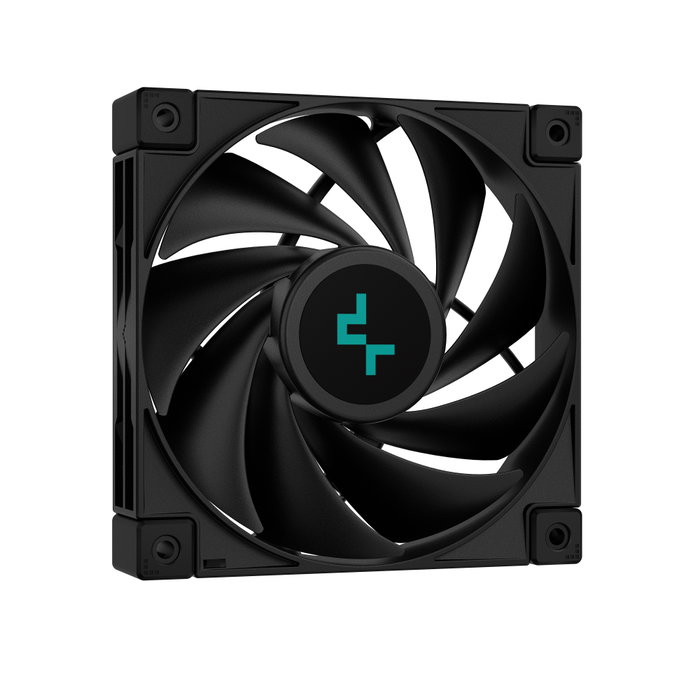 DeepCool AK400 ZERO DARK - Disipador CPU Cooler para Intel y AMD, 4 Tubos de Cobre, Ventilador FDB 120mm 1850 RPM, Negro