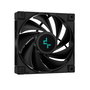 DeepCool AK400 ZERO DARK - Disipador CPU Cooler para Intel y AMD, 4 Tubos de Cobre, Ventilador FDB 120mm 1850 RPM, Negro