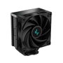 DeepCool AK400 ZERO DARK - Disipador CPU Cooler para Intel y AMD, 4 Tubos de Cobre, Ventilador FDB 120mm 1850 RPM, Negro
