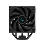 DeepCool AK400 ZERO DARK - Disipador CPU Cooler para Intel y AMD, 4 Tubos de Cobre, Ventilador FDB 120mm 1850 RPM, Negro