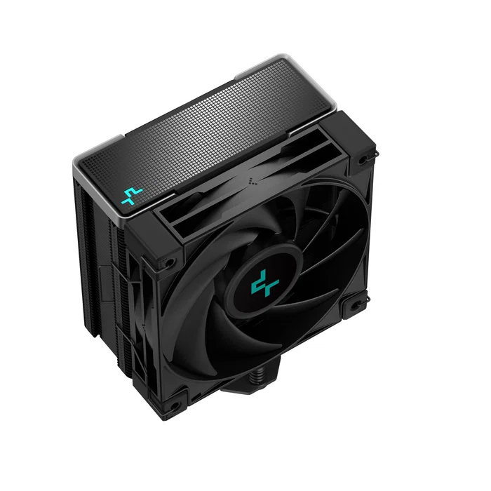 DeepCool AK400 ZERO DARK - Disipador CPU Cooler para Intel y AMD, 4 Tubos de Cobre, Ventilador FDB 120mm 1850 RPM, Negro