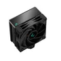 DeepCool AK400 ZERO DARK - Disipador CPU Cooler para Intel y AMD, 4 Tubos de Cobre, Ventilador FDB 120mm 1850 RPM, Negro