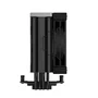 DeepCool AK400 ZERO DARK - Disipador CPU Cooler para Intel y AMD, 4 Tubos de Cobre, Ventilador FDB 120mm 1850 RPM, Negro