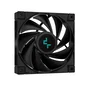 DeepCool AK400 ZERO DARK - Disipador CPU Cooler para Intel y AMD, 4 Tubos de Cobre, Ventilador FDB 120mm 1850 RPM, Negro
