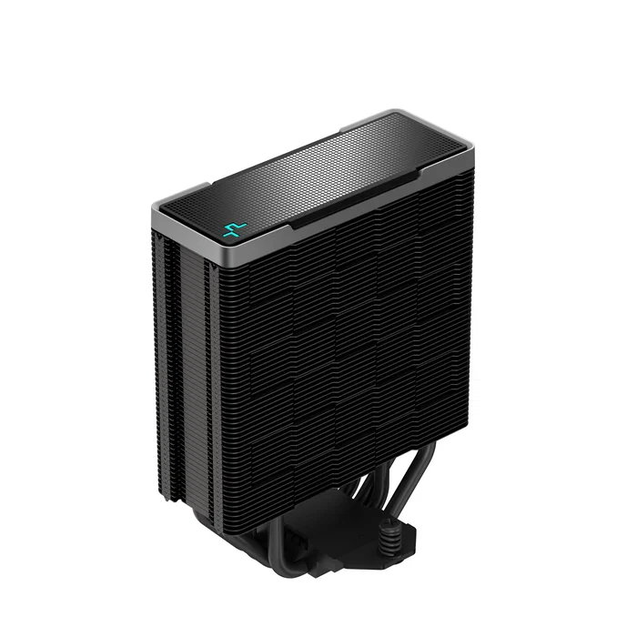 DeepCool AK400 ZERO DARK - Disipador CPU Cooler para Intel y AMD, 4 Tubos de Cobre, Ventilador FDB 120mm 1850 RPM, Negro