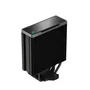 DeepCool AK400 ZERO DARK - Disipador CPU Cooler para Intel y AMD, 4 Tubos de Cobre, Ventilador FDB 120mm 1850 RPM, Negro