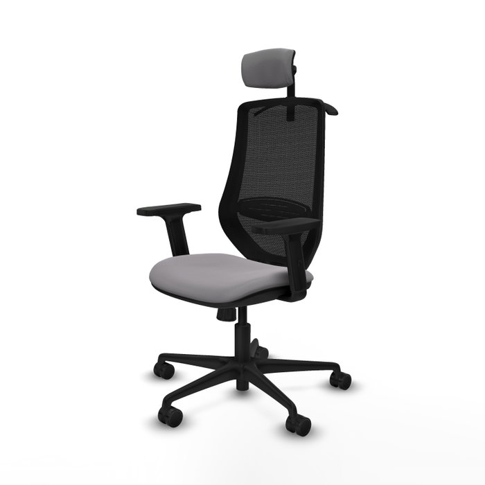 PIQUERAS Y CRESPO Silla de oficina Mardos con mecanismo Sincro, Gris y Negro PIQUERAS Y CRESPO Silla de oficina Mardos con mecanismo Sincro, Gris y Negro