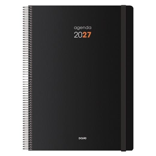Dohe Agenda Anual Syncro 2027 con Tapa de Polipropileno Negro Dohe Agenda Anual Syncro 2027 con Tapa de Polipropileno Negro