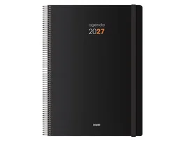 Dohe Agenda Anual Syncro 2027 Espiral Tapa PP Negro