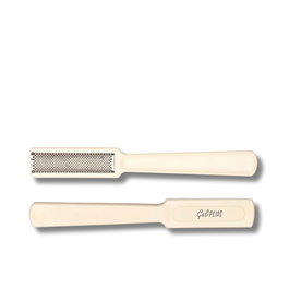 Galiplus Raspador de Durezas Inoxidable Quitadurezas, Herramienta de Pedicure para Pies con Superficie de Acero Inoxidable - 1 Unidad