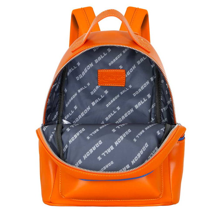 Dragon Ball Mochila Heady Suit Naranja Urbana Diaria 16x25x29cm 8L PVC Poliéster