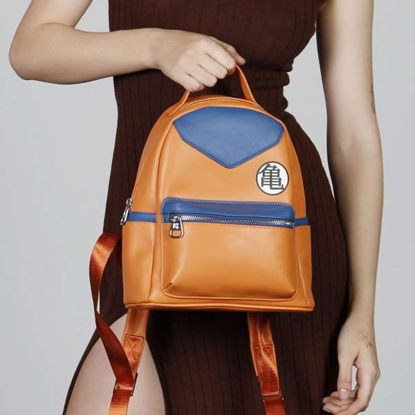 Karactermania Mochila Heady Dragon Ball Suit Naranja PVC Poliéster 24.5 x 15 x 29 cm