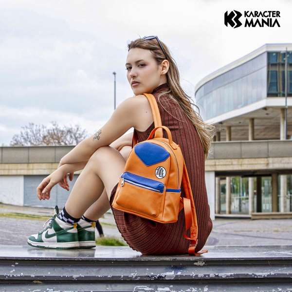 Karactermania Mochila Heady Dragon Ball Suit Naranja PVC Poliéster 24.5 x 15 x 29 cm
