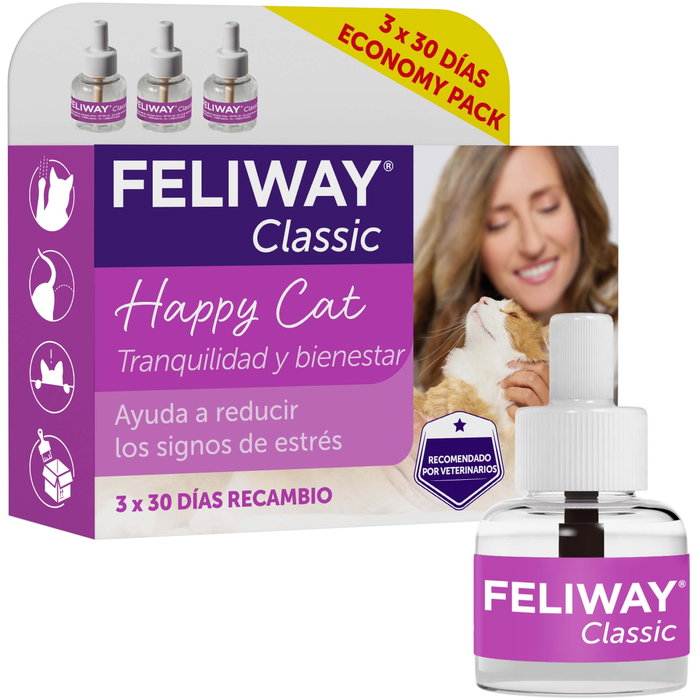 Feliway Classic Pack de 3 Recambios de 48 ml Feliway Classic Pack de 3 Recambios de 48 ml