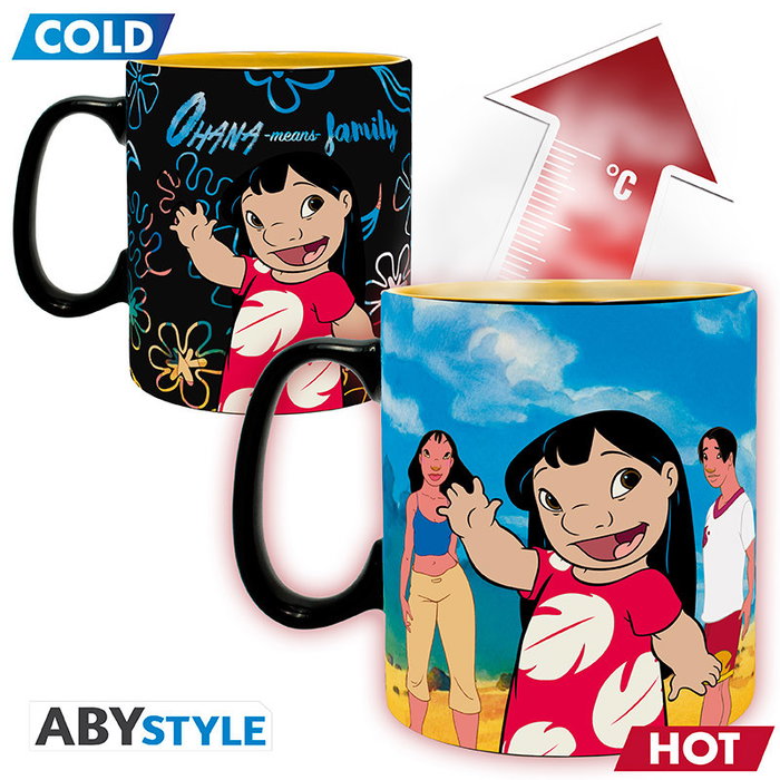 Abystyle Taza Termocolora Lilo & Stitch