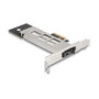 DeLOCK 47028 Tarjeta PCI Express de rack móvil para 1 x M.2 NVMe SSD - Bajo Perfil