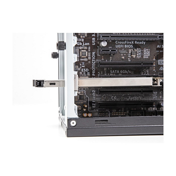 DeLOCK 47028 Tarjeta PCI Express de rack móvil para 1 x M.2 NVMe SSD - Bajo Perfil
