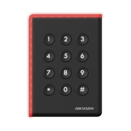 Hikvision DS-K1108AMK Lector de proximidad con teclado para tarjetas Mifare