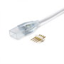 Cable Conector 2 Tiras LEDs 220VAC RGB
