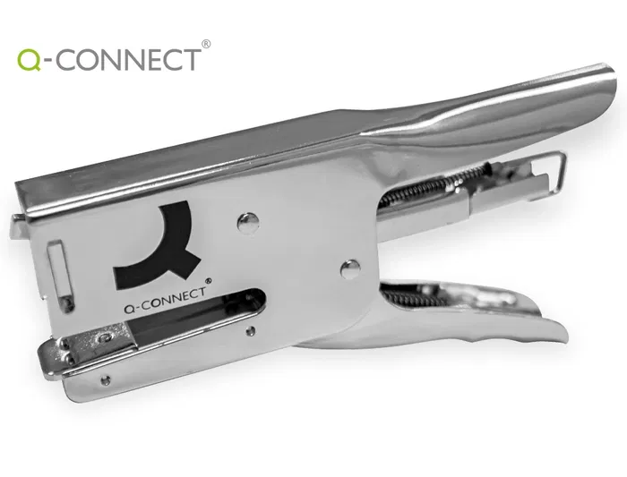 Q-connect Grapadora de Tenaza, Capacidad 50 Hojas, usa Grapas 22/6 24/6 24/8 26/6 26/8 Q-connect Grapadora de Tenaza, Capacidad 50 Hojas, usa Grapas 22/6 24/6 24/8 26/6 26/8