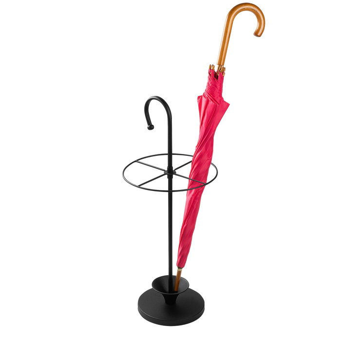 Aberto Design Paragüero 002 Metal Negro 27x27x65 cm