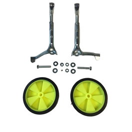 Vicma Juego de Ruedas Estabilizadoras Regulables 14-20" al Cuadro 350/500 Negro/Amarillo