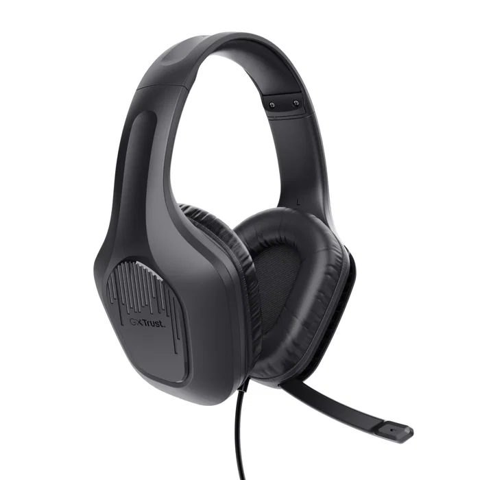 Trust GXT 790 Auriculares Gaming Alámbrico Diadema Supraaural Negro con Micrófono Boom Plegable, Control de Volumen y Drivers de 50 mm