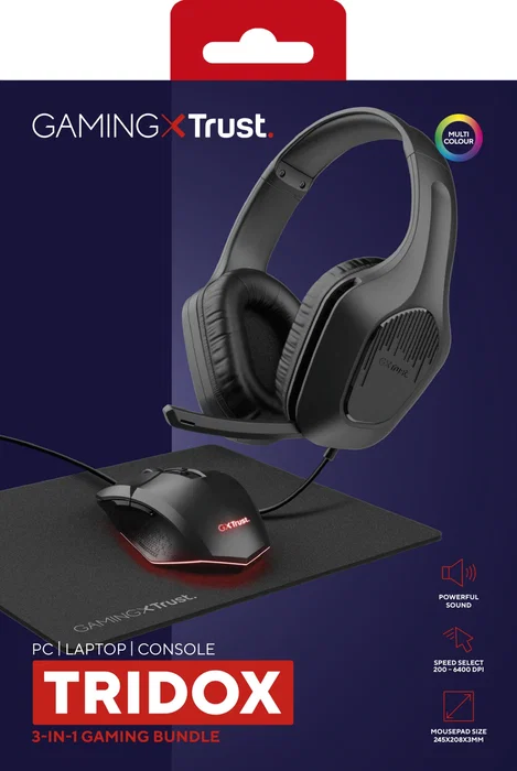 Trust GXT 790 Auriculares Gaming Alámbrico Diadema Supraaural Negro con Micrófono Boom Plegable, Control de Volumen y Drivers de 50 mm
