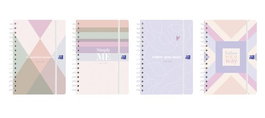 Agenda Escolar (2026-27) Oxford Cute Wire-O Tapa Extradura Con Goma A5 S/V Surtido (4 Mod.)