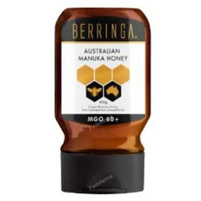 BERRINGA Miel De Manuka 60Mgo 400Gr. Miel Bioactiva Natural De Australia