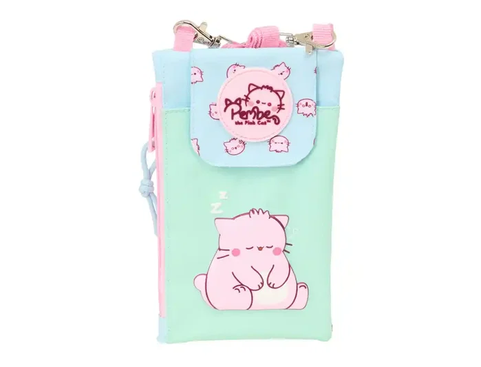 Safta Monedero Portamóvil Pembe The Pink Cat