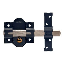 Micel Cerrojo sobreponer CRR11 placa 86 mm cilindro 50 mm acabado gris, sistema antibumping, incluye 5 llaves de seguridad