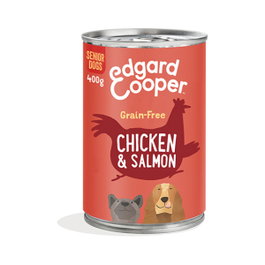 EDGAR COOPER Alimentación Canina Senior Pollo y Salmón 6x400g
