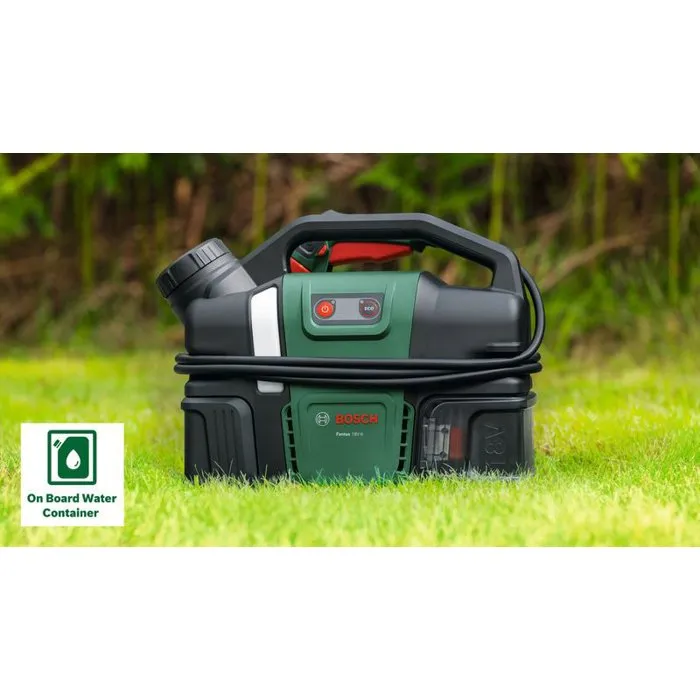 Bosch Fontus 18V-6 Hidrolimpiadora Inalámbrica 18V para Bicicletas - Incluye Batería 2.0Ah AL1820, Cargador y Depósito de 6 Litros - Ref BOS4059952686325